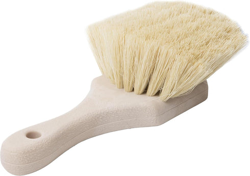 8 Inch 6522 Marshalltown Utility Scrub Brushes, Size, White Tampico Bristles, High-Tensile Strength Foam Plastic Block