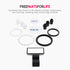 Chestpiece-Headset, MDF747XP04 MDF Instruments, Acoustica Lightweight Stethoscope for Doctors, Nurses, Students, Home