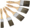 Double Thick Chip Paint Brush Set: Wood Stain Brushes for Painting Walls, 5 Pack Assorted Sizes