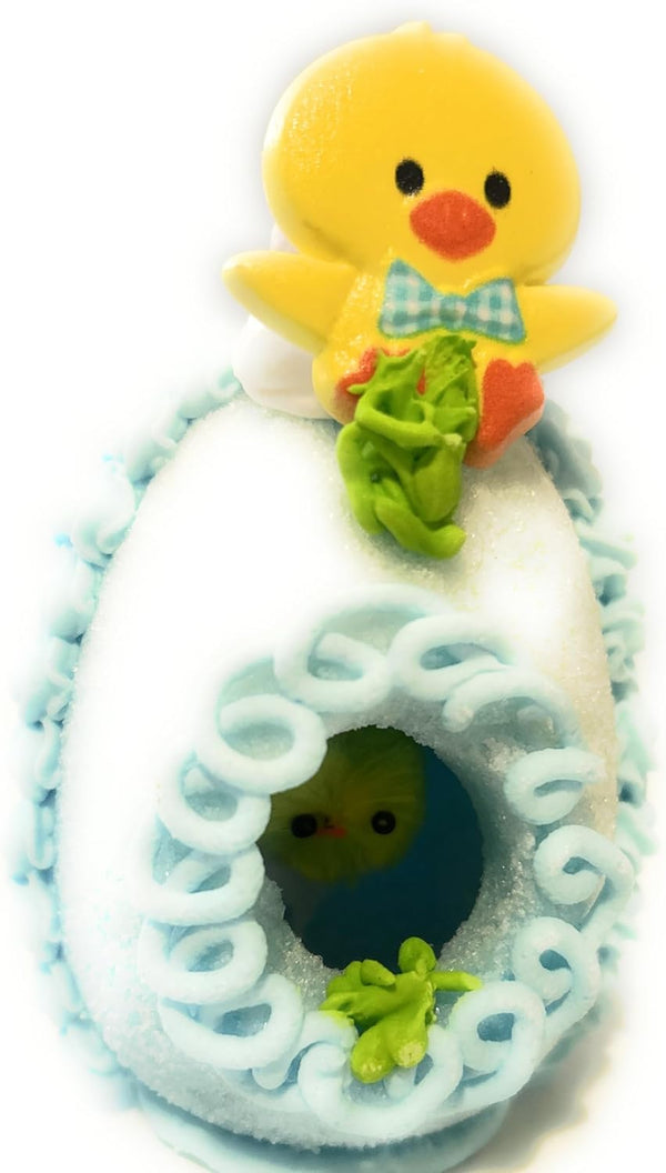 Small Sugar Easter Egg (Blue)