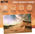 Better Office Products 50 Pack All Occasion Greeting Cards, Assorted Desert Landscape Note Cards with Envelopes