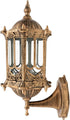 WXLTSGM Retro Outdoor Wall Light, Antique Brass Lanterns Glass Sconce, Rustic Wall Sconce