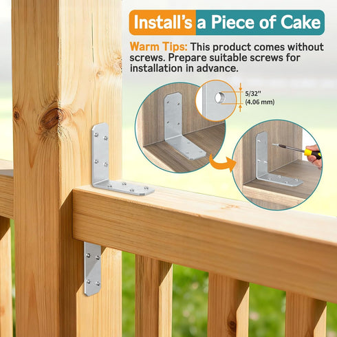 3"x3"x1.2" 90 (Galvanized-4 Steel L Bracket, Degree Metal Iron Corner Brace - Right Angle Joist Brackets for Wood