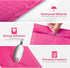 Metronic 50 Pack Bubble Mailers, 6x10 Inch Pink Self-Seal Adhesive Shipping Bags for Mailing and Packaging