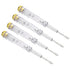 PATIKIL Voltage Tester AC 150-500V, Contact Electrical Detector Slotted Screwdriver Tester Pen, Pack of 4