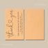 Vagocom 200Pcs Cards,2 3.5 Inches 9 5 cm Packaging Brown Thank You for Supporting My Business x / x Small Bulk Customer