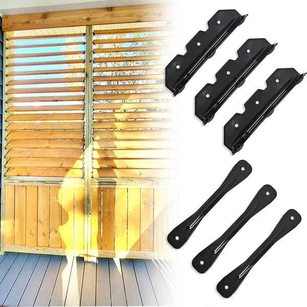 Explranltec Decorative Fence Louver System, Louver Hardware System for Blinds and shutters, Louver