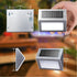XLUX Solar Powered Lights for Deck Steps, Outdoor Waterproof LED Lamp, White Light 2 Pack