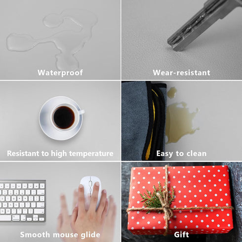 Busnos 47.2" x17 Keyboard Mat Desk Cover Mat Cute Desk Mat Pad Mat Laptop Mat for Desktop Computer Desk Pads on Top