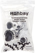 Honbay 30PCS 2ML Plastic Empty Dropper Bottles - Squeezable Eye Liquid Containers with Screw Cap