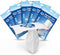 Rockland Guard Disposable Toilet Seat Covers - Flushable Paper Travel Pack -