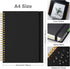 Spiral Notebook, 8.5" x 11", 5 Subject College Ruled with Removable Dividers, 300 Pages for Work School