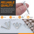 300Pcs 1 Inch 25mm Galvanized Roofing Felt Nails for Roof Repair, Asphalt Tile, Landscaping