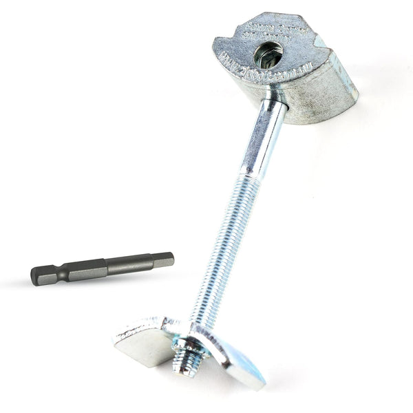 Zipbolt 10.500 Countertop Miter Connector — 5 Piece Joint Fastener Drawbolt Pack with 5mm Hex Bit for Joining