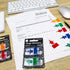 Please Sign Here Message Flags: Assorted Color, 400 Pages Total, 0.98 x 1.77 Inch Wide, 50 Flags/Dispenser