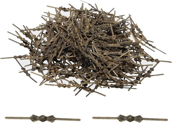PATIKIL 33mm/1.3" Chandelier Bowtie Clips, 350Pcs Copper Chandelier Connectors Clips for Fastening