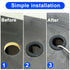 uillcuet 82PCS 5 Grommets Grommet Grommets Grommets, Sizes Silicone Rubber Kit for Wiring, Black Rubber Hole Assortment