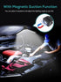 180 Gym Lamp, Portable Gym Lighting for Posing, Magnetic Work Light Rechargeable, Gift for Men/Women, Rotate Foldable