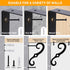 Cynquma 10 Pack Shelves,7.4Inch Decorative Shelf Brackets,L Bracket for Wall Mounted L Shape Shelf Bracket,Heavy Duty