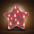 ALAZA Merry Christmas Cartoon Tree Red Star Shaped LED Night Light Dusk to Dawn Sensor Plug in Night Home Decor Desk