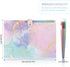 SKYDUE Expanding File Folder, 5 Pockets, Cute Accordion Organizer, Letter Size Filing Folder for School Office Supplies
