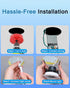 2 inch 5CCT 360 6W Dimmable Sublimation Gimbal Led Recessed Lights, Rotatable Adjustable Eyeball Downlight, Waterproof