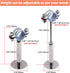 AKIHISA 1 Inch Wall Mount Ceiling Mount Pipe Support Ring Hanger,2 Pcs Adjustable Stainless Steel Pipe Bracket Clamp Range 25-27mm(100+100mm)