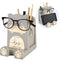 I'm Wood Multipurpose Eyeglass Phone Pen & Pencil Holder Stand, Stationery Desk Box Organizer, Home Office Decor "Dream