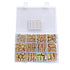265 Pcs M4/M5/M6/M8/M10 Nut Inserts, Zinc Alloy Screw Inserts Assortment for Wood Furniture Fastener Connector