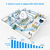 STECHRO 5 Pack 4 0-120dB IP66 Water Leak Detectors for Home, Levels Adjustable Audio Water Sensor Alarm Leak Detector
