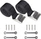 UCEDER 56" Battery Tie Down Strap Kit, Stainless Steel 316 Cam Buckle with Eye Strap Mounts, 2 Pack