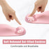 Hsurbtra Ergonomic Mouse Pad with Wrist Rest Support, Gel Mouse Pads with Non-Slip PU Base, Pain Relief Memory Foam,