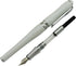 Duke Fude Nib Fountain Pen Medium to Broad, Nature Mother Pearl Cap with Pen Pouch, Art Drawing Set
