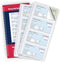 Zzrywuty Two Books Money and Rent Receipt Book with Cardboard Insert,2-Part Carbonless,5.3x11.2 Spiral
