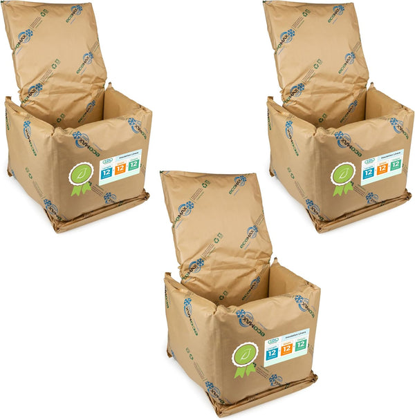 IDL Packaging 12" x 12" x 12" Insulation Liners for Shipping Box,