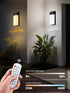 1500LM 30+ IP65 1 Pack OIYN Outdoor Wall Light, Smart RGBICWW Porch Lights Outdoor, Modern Wall Sconce with Scene