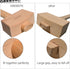 GREBSTK 12" Wooden Mallet, Manual Ice Hammer, Beech Solid Carpenter Woodworking Tool