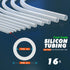 ZHANXUBIO (1/12"x3/16"-2x5mm, 16 Silicon Tubing,Food Grade Silicon Tubing,aquarium tubing,drip irrigation tubing,High
