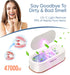 3 47Khz 12oz MAGIC JOHN Ultrasonic Cleaner, Modes Professional Ultrasonic Jewelry Cleaner, Ultrasonic Retainer Cleaner