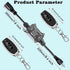 AC110V Switch,165 Long,AC110V/120V/250V/20A Remote Control Power Switch,Waterproof Wireless Light Feet RF Module