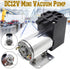 DC 12V Mini Vacuum Pump - 6W Micro Diaphragm Pump Air Compressor, Aluminum Negative Pressure Air Suction Pump for Gas Analysis Sampling Instrument