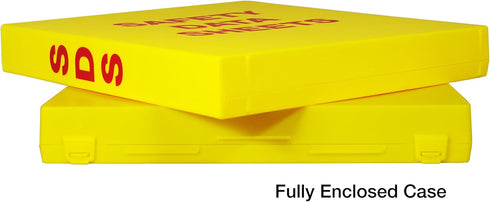 UniKeep SDS Binder, 1.5'' Capacity, 3 Poly Rings, Fully Enclosed