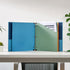 Blue Lake ECOLIFE 1 Inch 3 Ring Binder, Plastic-Free Organizer, Dividers with Pockets, Blue