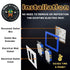 3-Pack 1/2" Double Gang Receptacle Outlet Box Extender, UL Listed Electrical Outlet Extender Made in U.S.A.