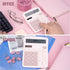 Cute Pink Desktop Calculator with Big Buttons, Dual Power Source, Large Display Screen, Perfect for Office, Teachers,