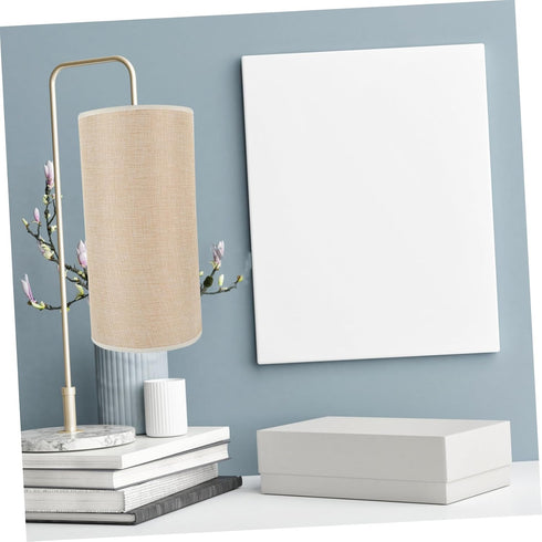 DOITOOL Floor Lamp Shade Linen Lampshade Natural Light Diffuser for Table and Floor Lamps Easy to Clean Decor Accessory