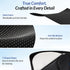 Tailbone ZIKEE Pioneering Gel Seat Cushion for Sitting Without Stuffiness, Ergonomic Memory Foam Office Chair Cushion