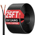Energeaster 25FT 12 Gauge Wire 2 Conductor Electrical Wire, 12 AWG Pure