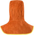 Welding Hood Leather, Cowhide Split Leather Caps with Neck Shoulder Drape for Men & Women, Brown