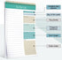Thenshop 6 Pack Daily Planner Notepad, 6.5 x 9.8 Inches Undated 52 Sheets Paper for Work Daily To Do List Notebook